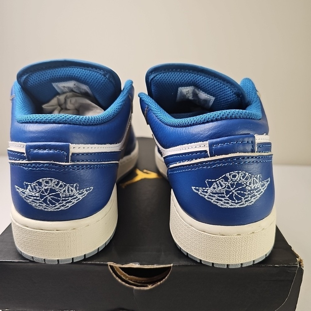 6y 7.5W Nike AIR Jordan 1 Low SE GS 'Industrial Blue' FN9137-141 Brand NEW - Picture 4 of 7